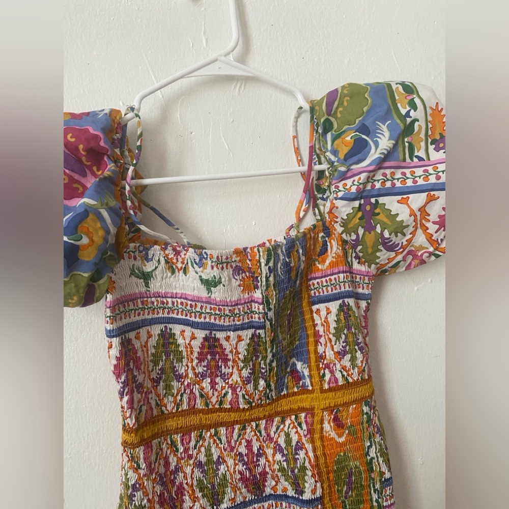 Mango Multicolor Floral Mini Dress - Picture 7 of 16
